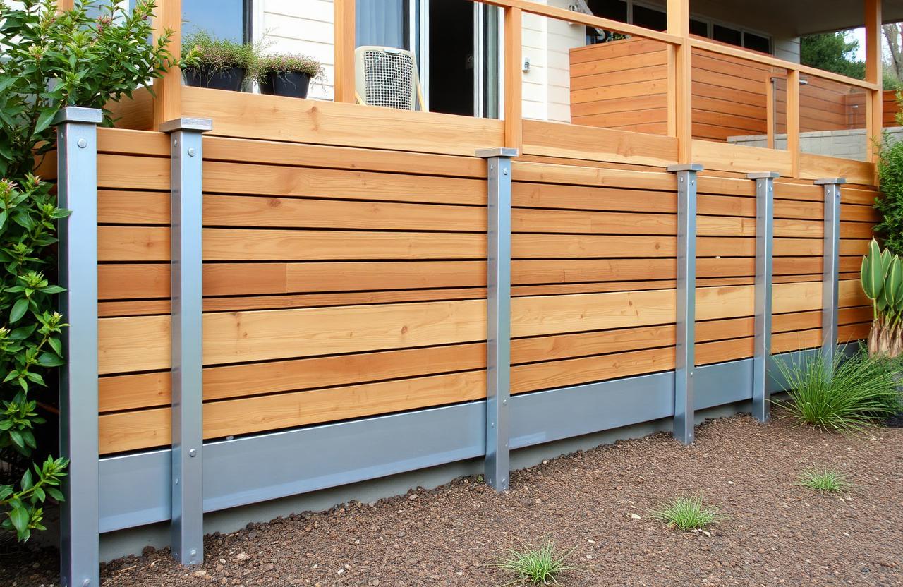 Residential Sleeper Retaining Wall — Retaining Wall fencing project