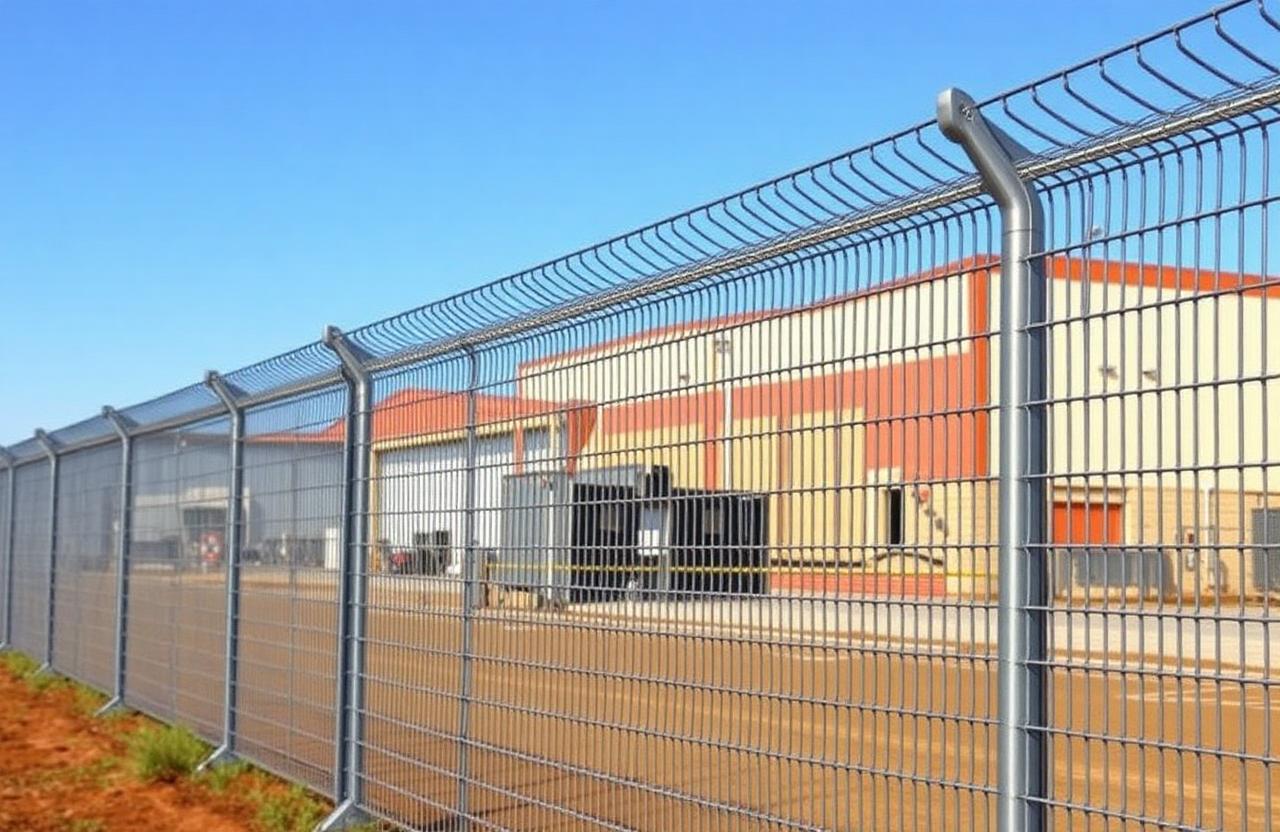 High-security perimeter fencing at an Australian industrial facility